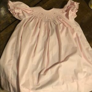 Delaney smocked dress